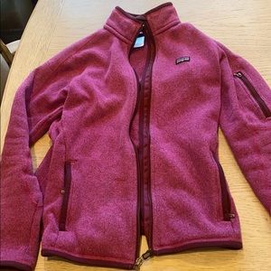 Patagonia fleece full zip, size S